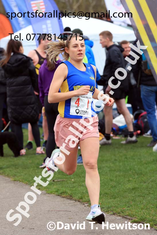 Senior Women, Veteran Women (Over-35) and Veteran Men 2024 NECAA Road Relays Champs., Hetton Lyons Country Park, Hetton le Hole, County Durham. Photo: David T. Hewitson/Sports for All Pics